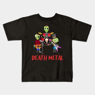 Death Metal Zombies Kids T-Shirt